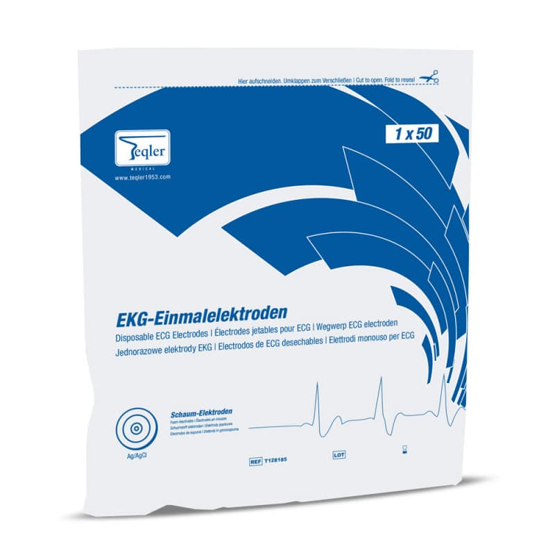 Disposable ECG Electrodes for Button Adapters Foam