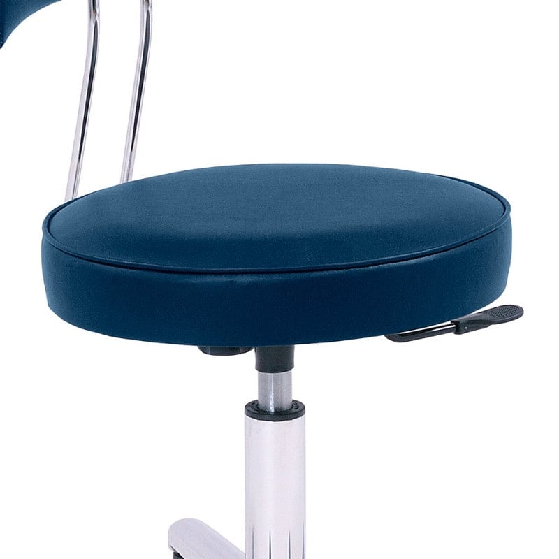 Swivel Chair with Inclined Seat red