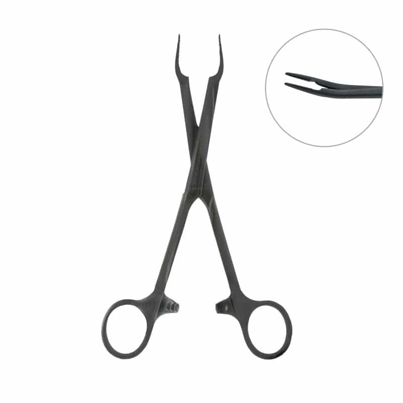 Dressing Forceps, Curved 26.5 cm