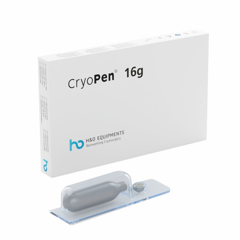 16 g N2O Cartridges for Various CryoPens