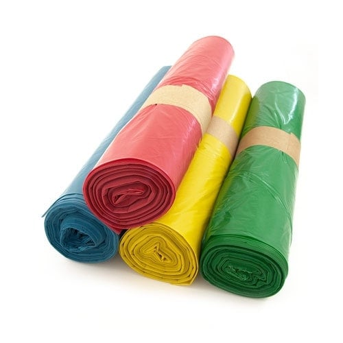Tear-Resistant Refuse Sacks 120 L yellow