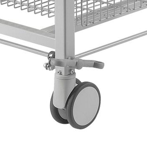 Transport-Recovery Stretcher Trolley light grey | magenta