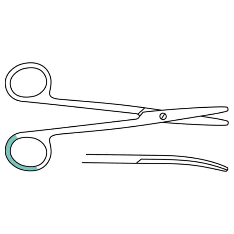 Metzenbaum Scissors, Blunt-Blunt 14.5 cm