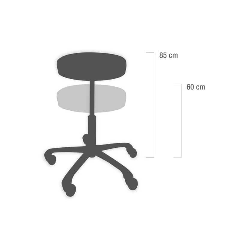 Ergonomic Swivel Stool black