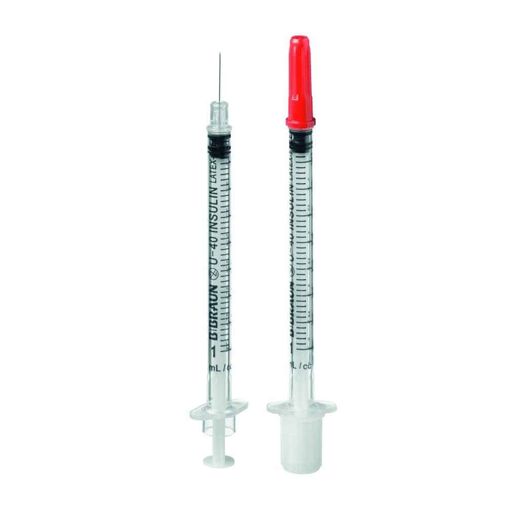 Omnican Insulin Syringe 0.3 x 8 mm, 40 IU - 0,5 ml
