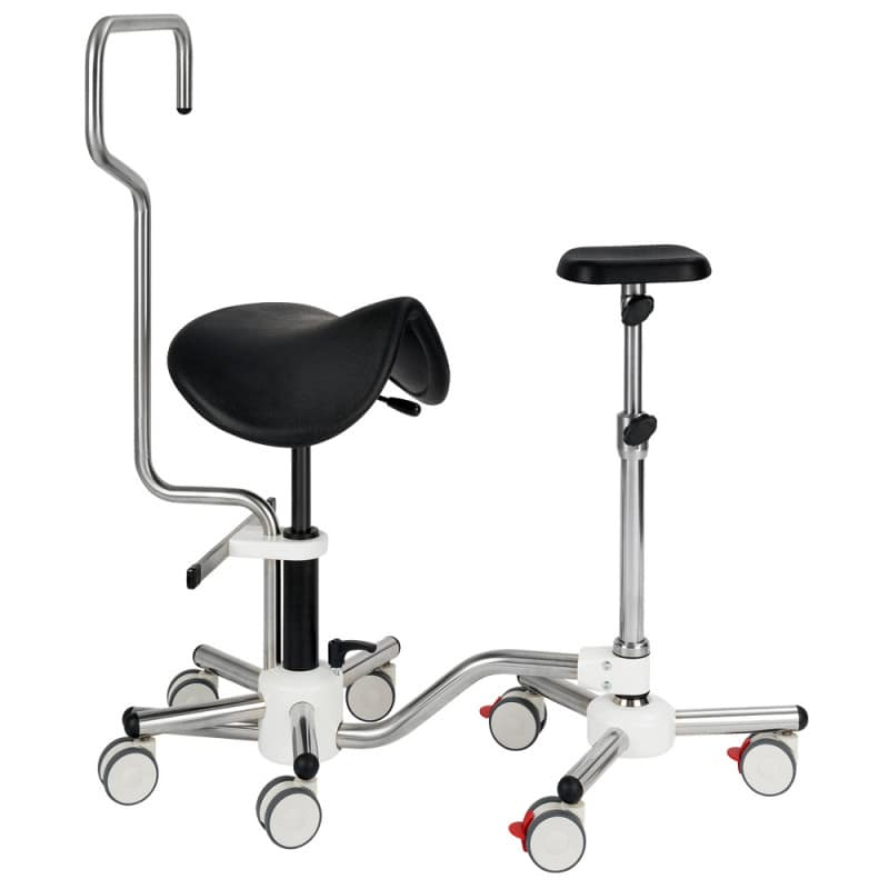 Combo Unit with Saddle Stool & Leg Rest deep