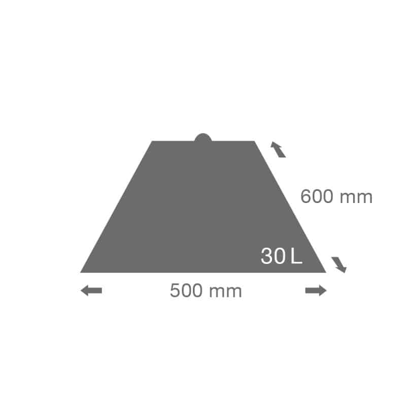 30 Litre Rubbish Bags white (50 x 60 cm)