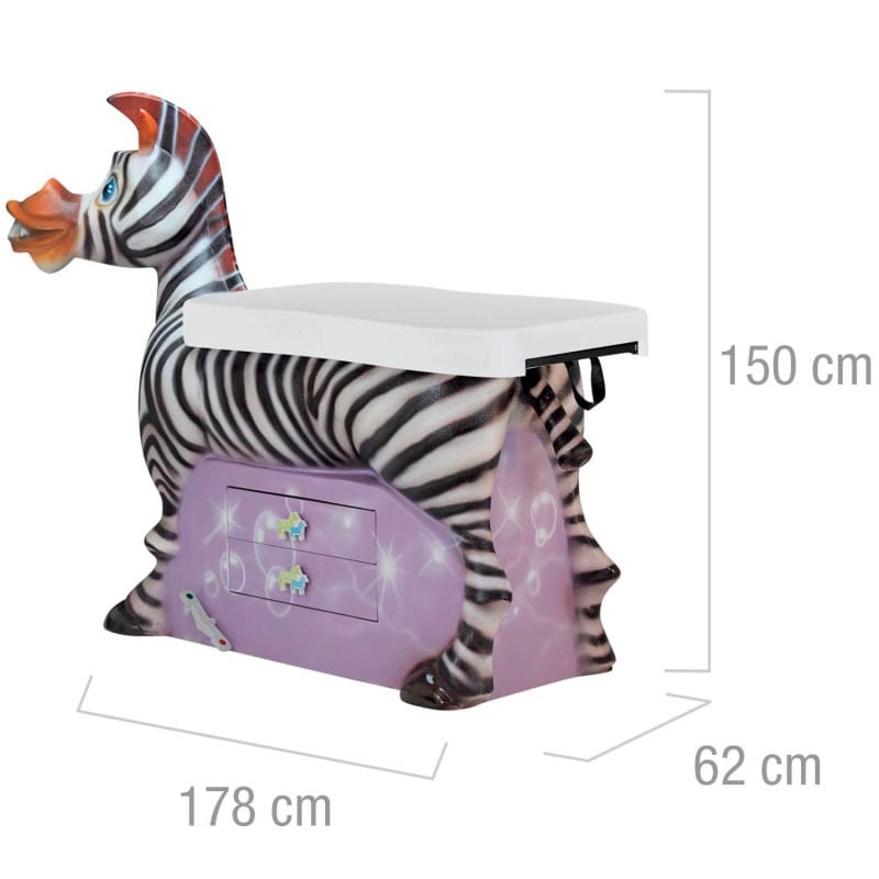 Paediatric Exam Table, Zebra