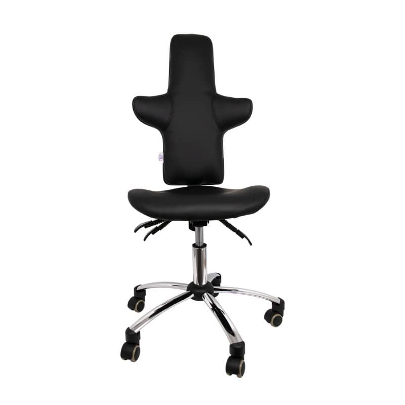 Swivel Chair with High Backrest white