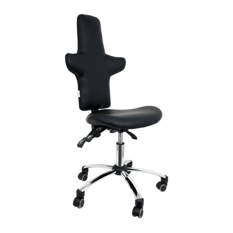 Swivel Chair with High Backrest white