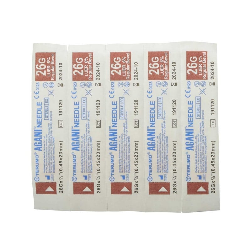 Terumo Agani™ Injection Needle 18G x 1 1/2, 1.2 x 38mm, pink, short