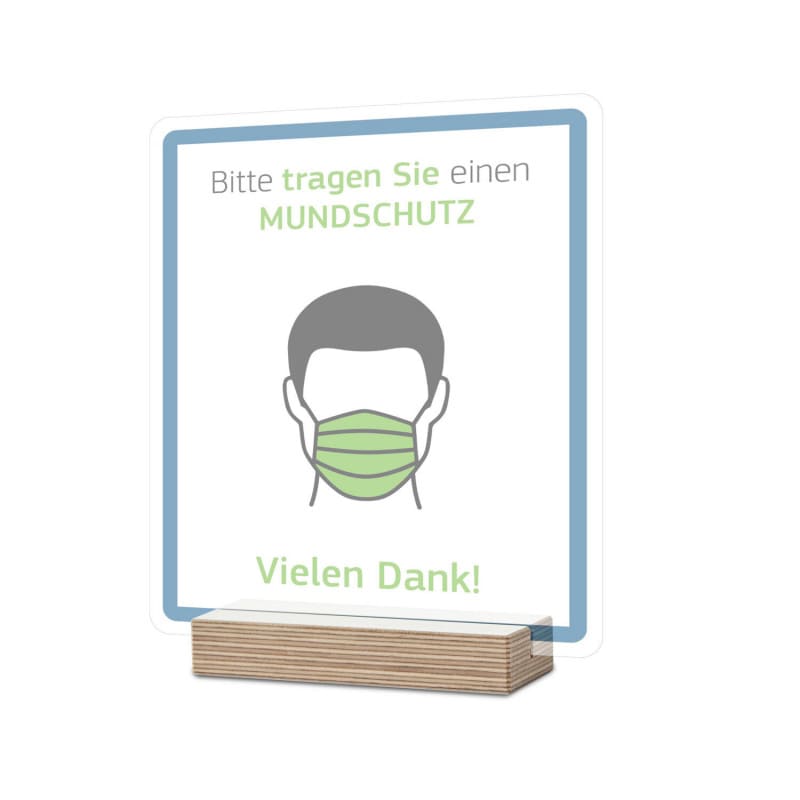 Table Holder for Hygiene Signs