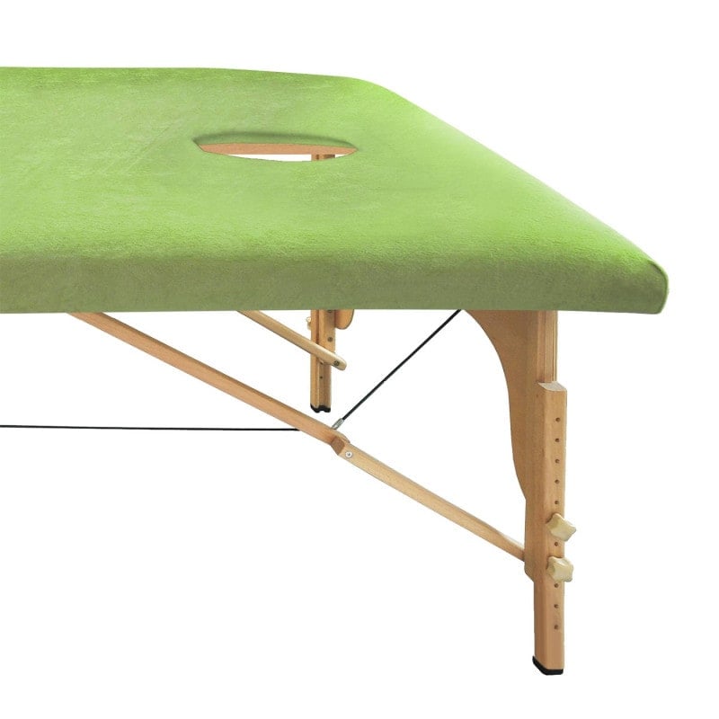 Premium Massage Table Cover with face hole white