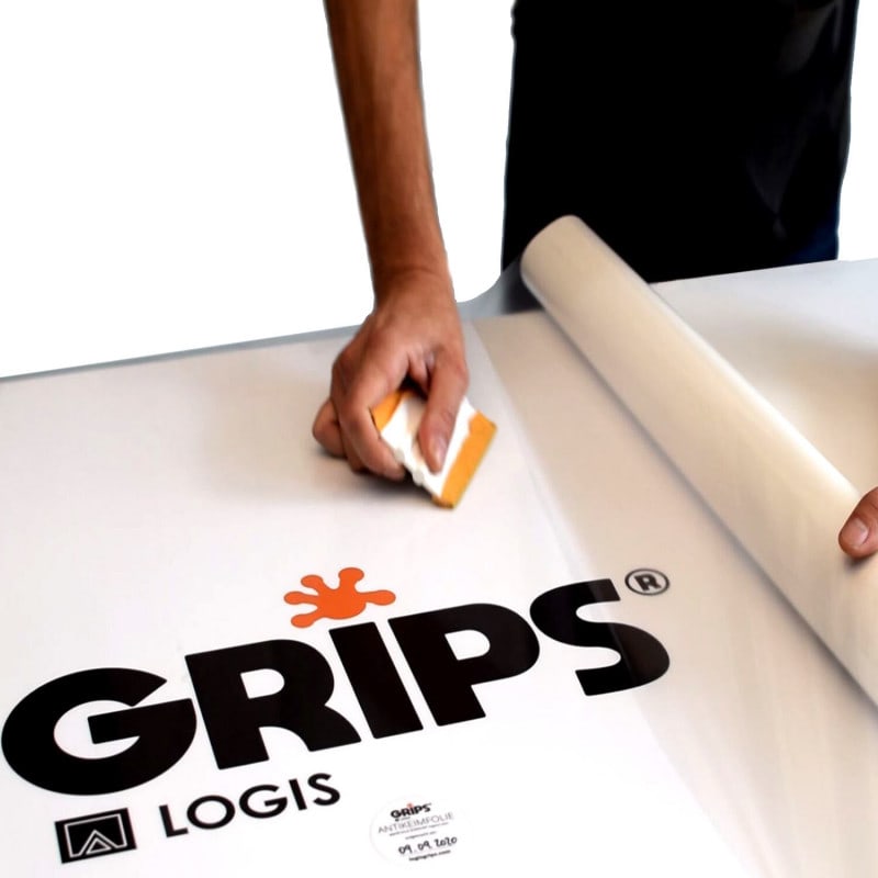 Grips® Antibacterial and Antiviral Protective Film for Door Handles (10 cm x 8 cm, 10 PCS)