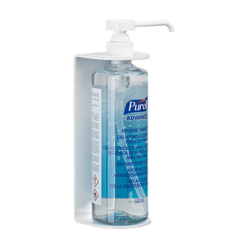 Purell Wall Bottle Holder for the 500ml pump bottle (round)