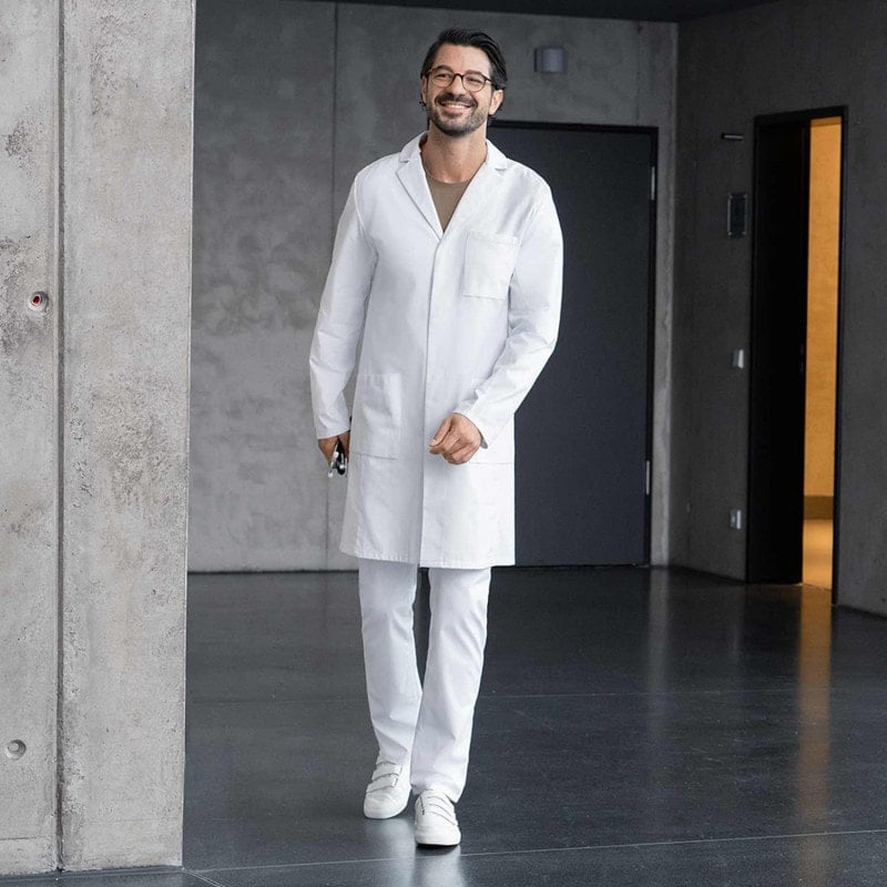 Men's Slim-Fit Lab Coat 52n