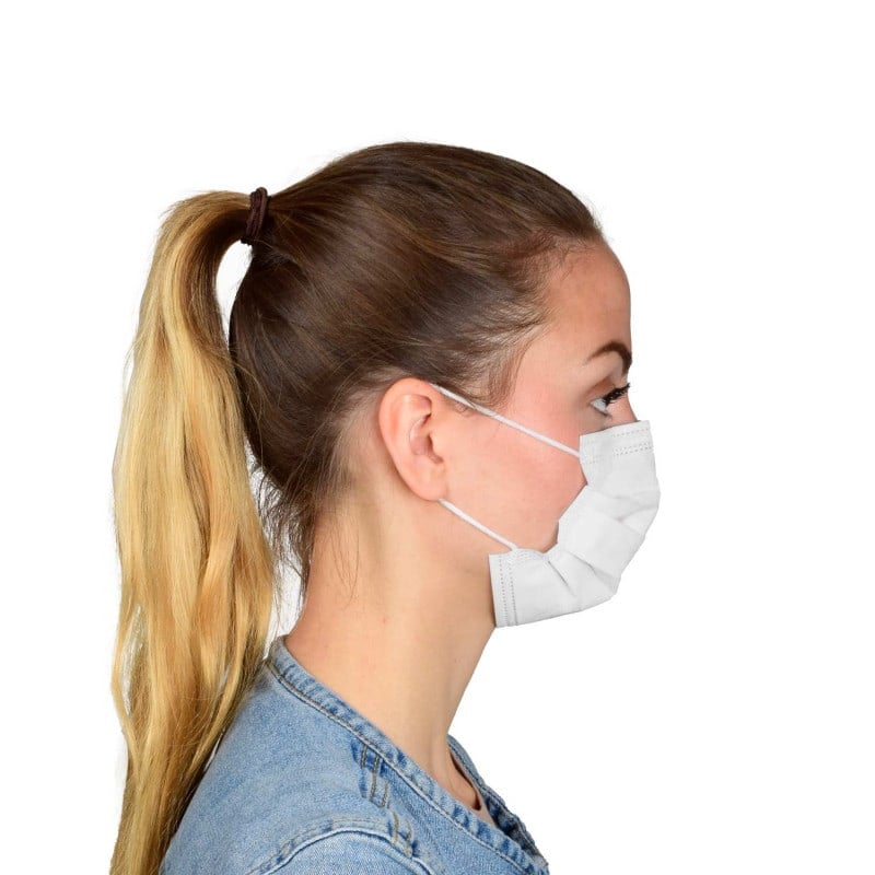 UNIGLOVES Surgical Mask small white