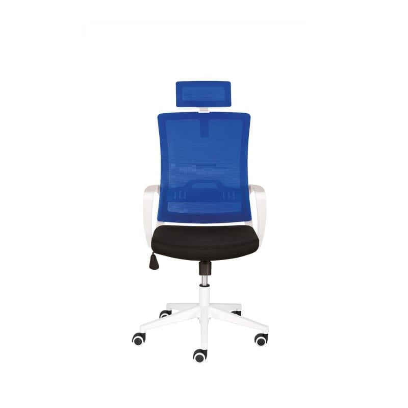 mySTUDIO Swivel Chair white, blue