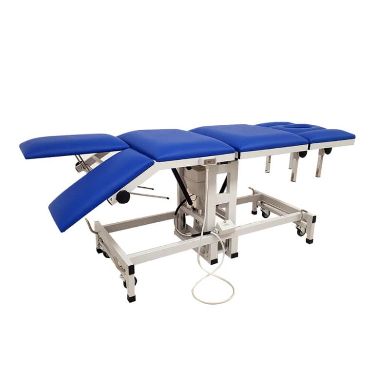 Electrically Height-Adjustable Treatment Couch merlot