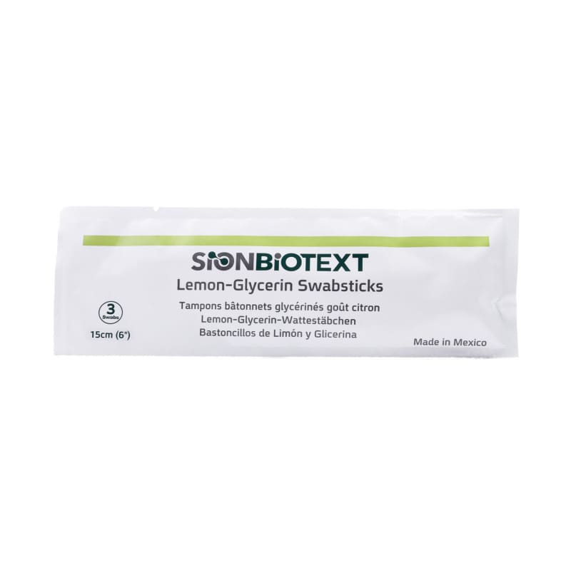 Lemon Swabs for Oral Hygiene