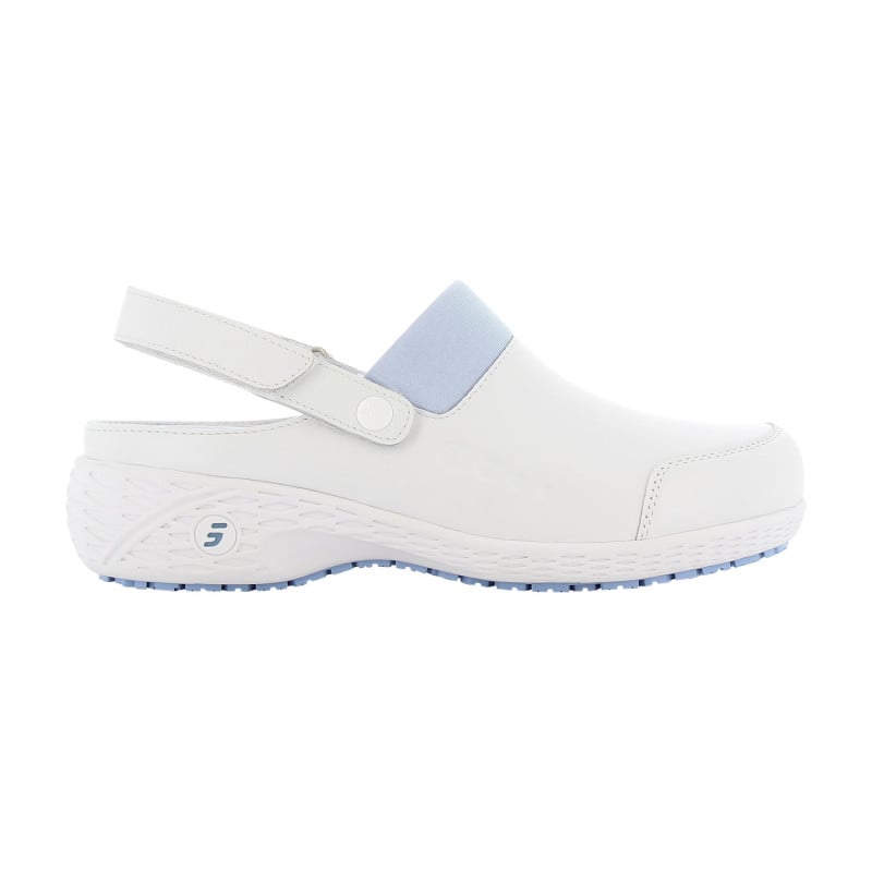 SHEILA Leather Work Shoe 39 | light blue