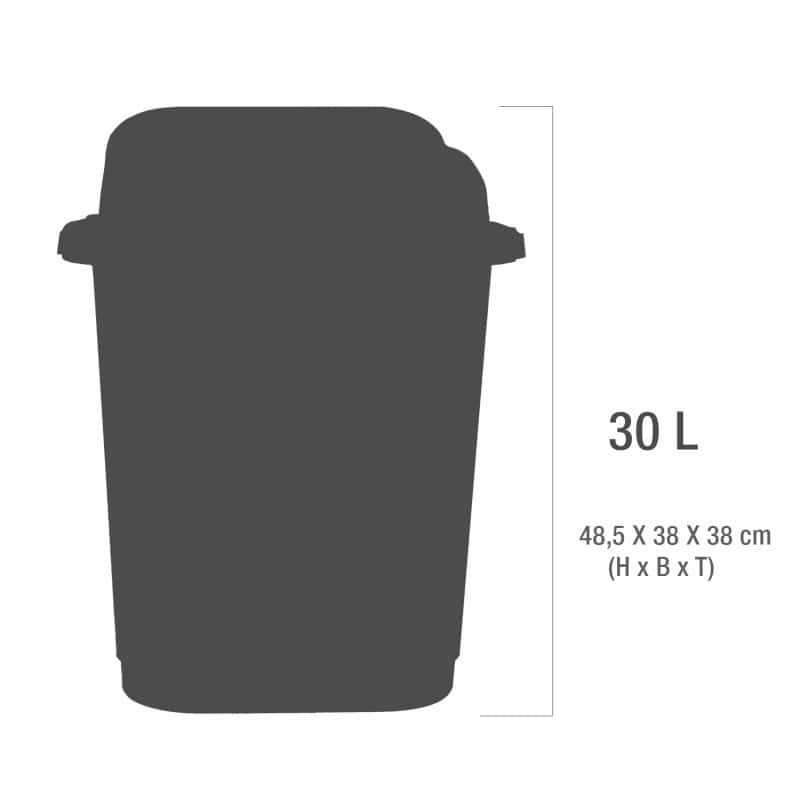 Modular Waste Bin for residual waste