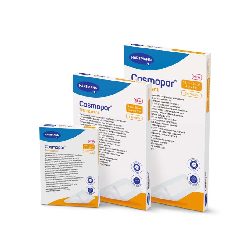 Cosmopor® Transparent 5 x 7.2 cm (5 pcs)
