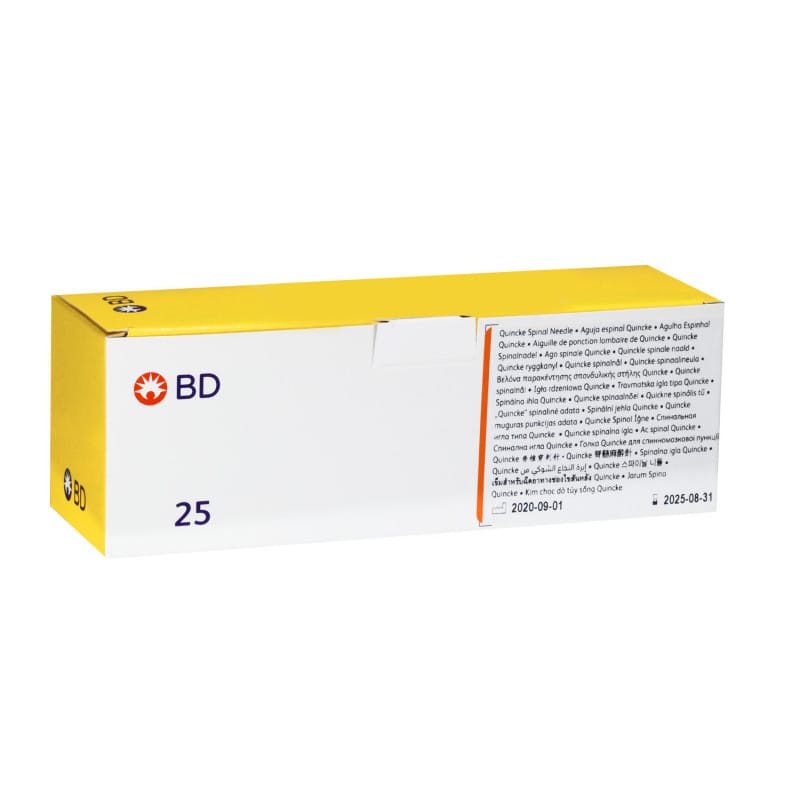 BD® Quincke NRFit™ Spinal Needles 18G (1.2 x 76.2 mm)