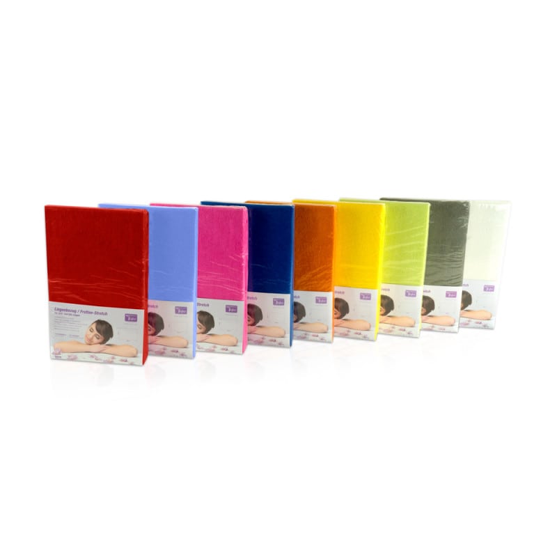 Terry Fitted Sheet for Exam & ECG Tables yellow