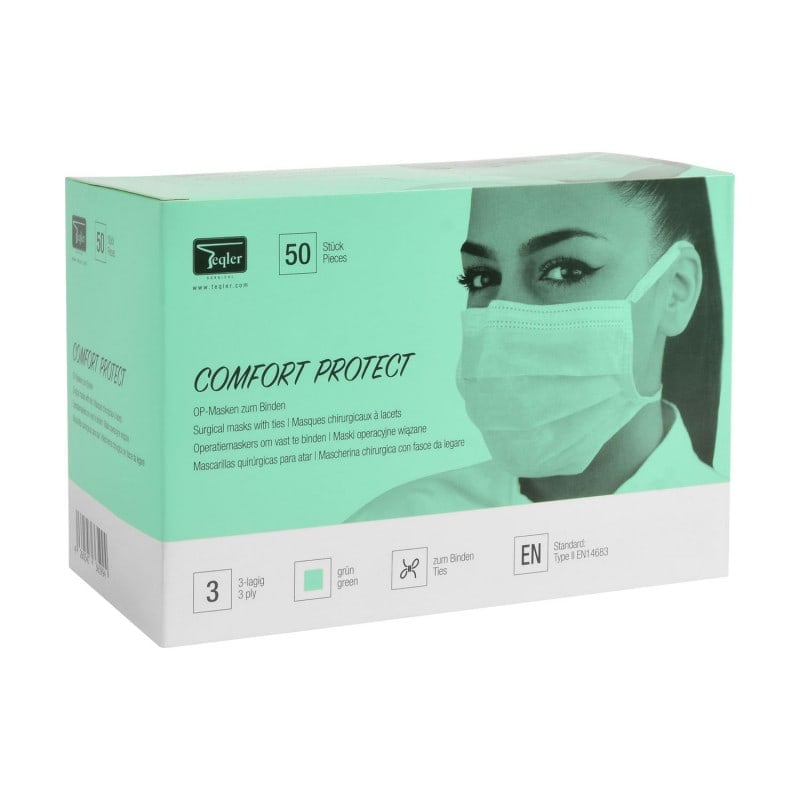 Surgical Mask, 3-ply purple