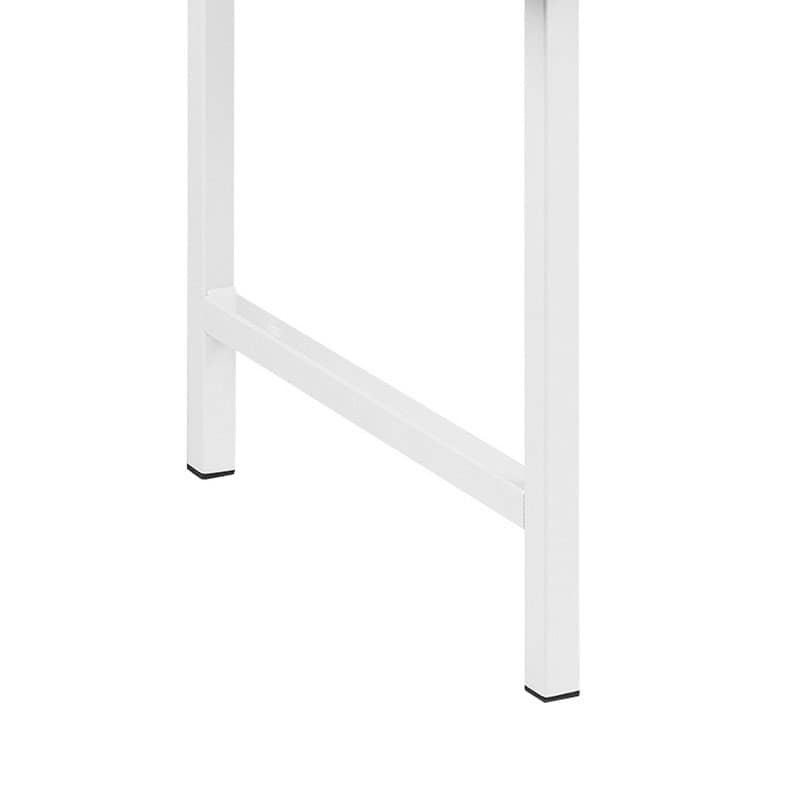 ECG Examination Table partially chrome-plated steel | light brown