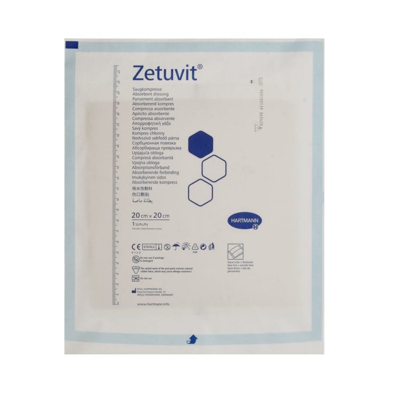 Zetuvit Sterile Absorbent Compresses 20 x 20 cm