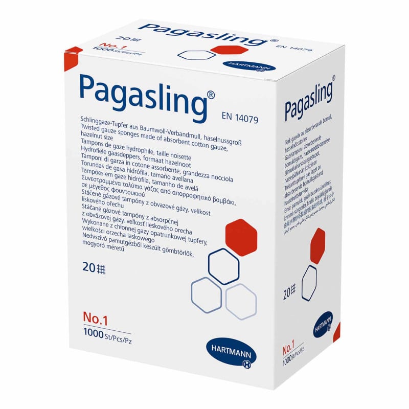 Pagasling Swabs, Non-sterile Size 2 (walnut-sized), 1000 pieces