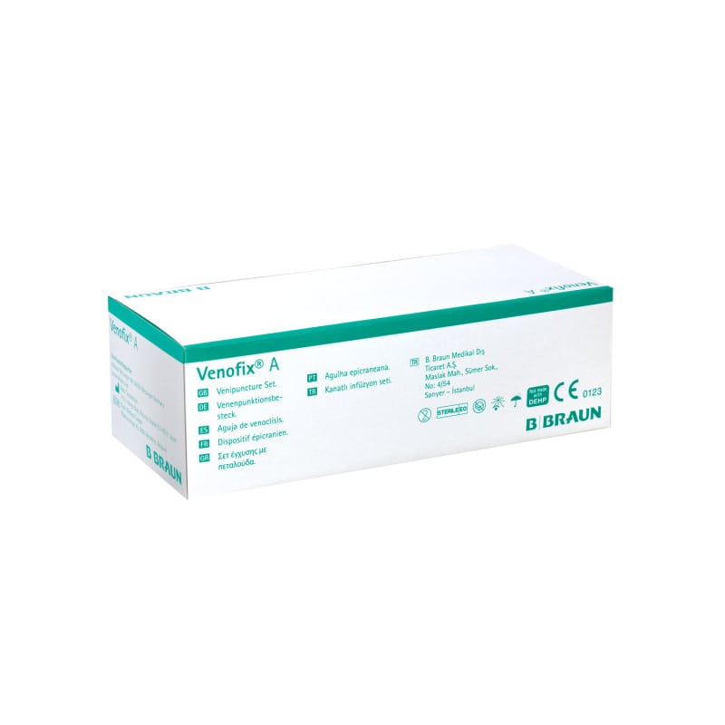 Venofix® A Venipuncture Needle 27G, 0.40 x 16 mm, grey