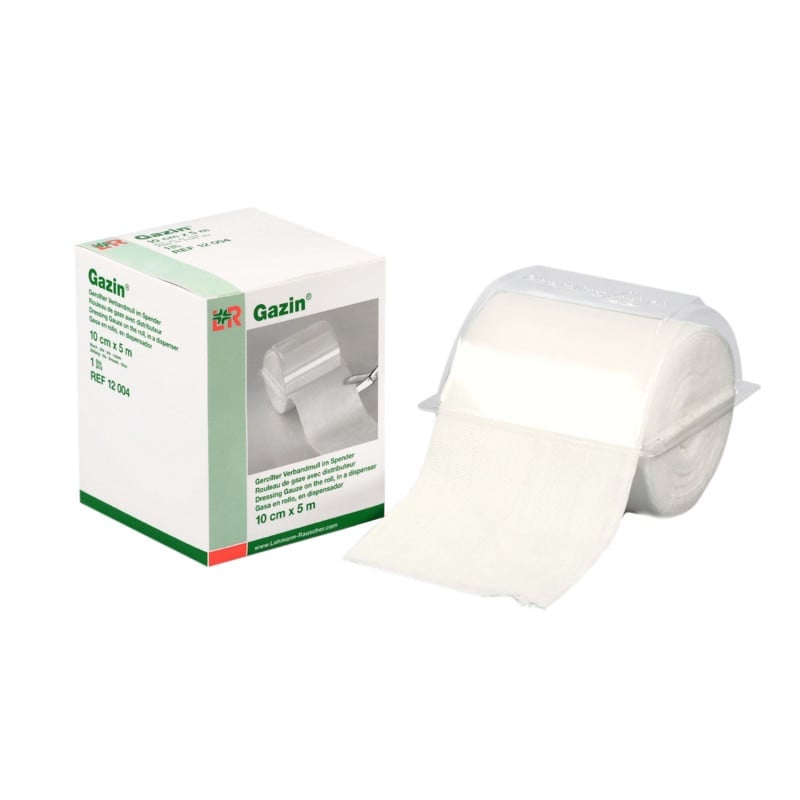 Gazin Absorbent Gauze transparent dispenser, 10m long