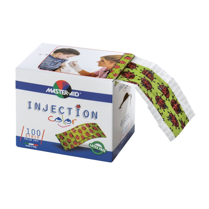 INJECTION color Paediatric Injection Plaster Ladybird