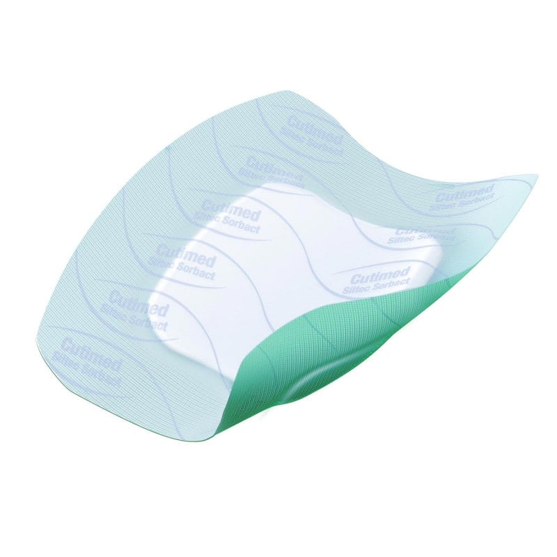Cutimed® Siltec® Sorbact® 10 cm x 22.5 cm (12 PCS)