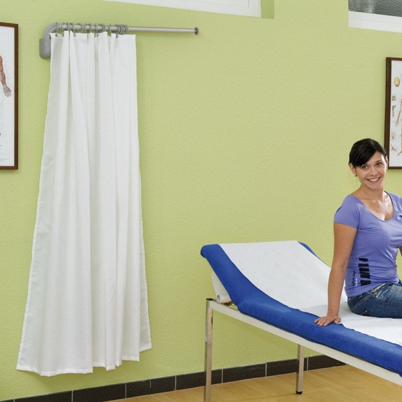 Telescopic Room Divider System 120 x 140 cm | azure
