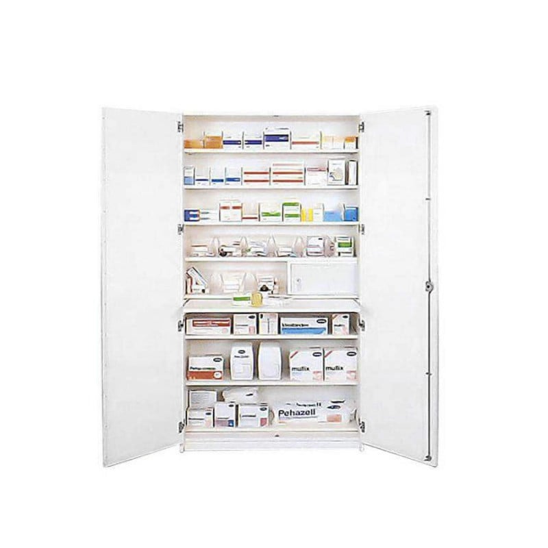 Medicine Cabinet with door shelving | white