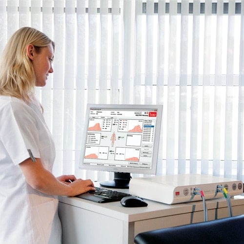 boso ABI System 100 with Pulse Wave Velocity Measurement Function | silver