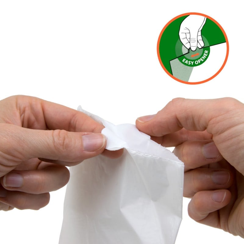 30 Litre Rubbish Bags white (50 x 60 cm)