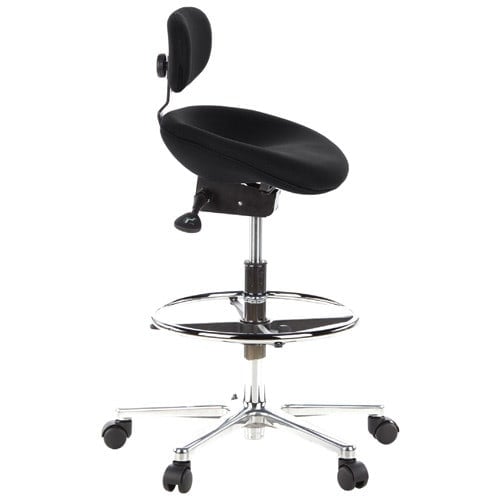 Ergonomic Swivel Stool black