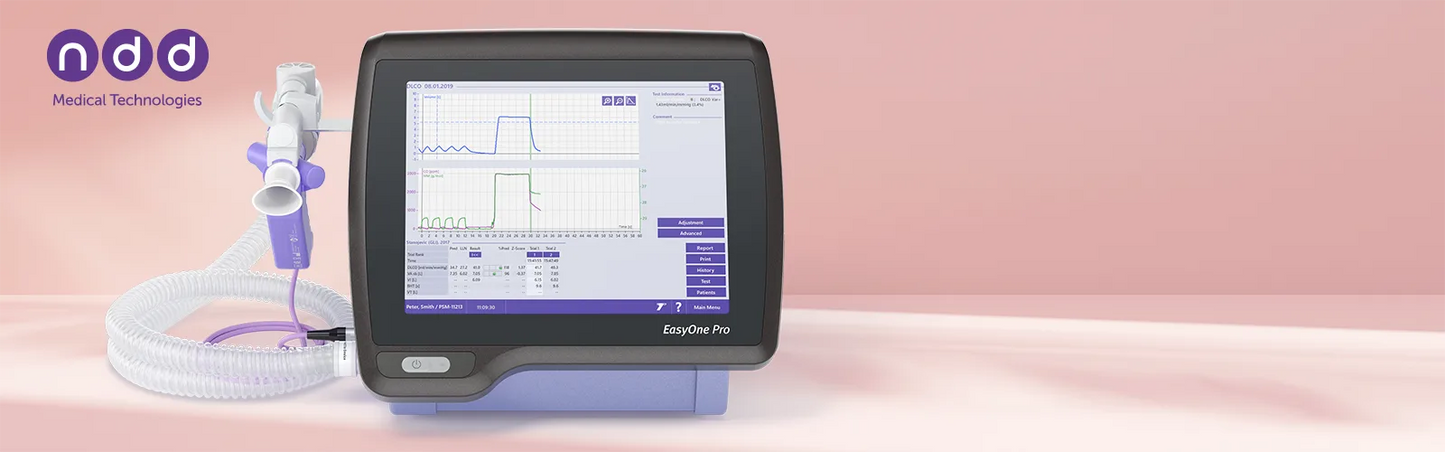 NDD EasyOne Pro® with Multiple-Breath Washout (LAB)