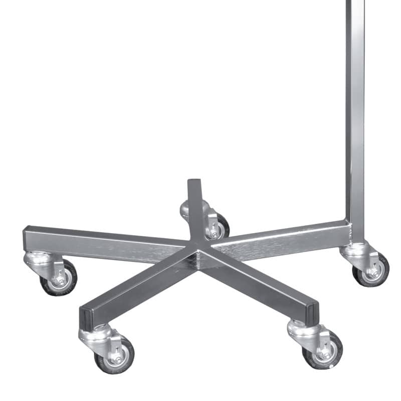 Instrument Discard Table with 2 Discard Trays