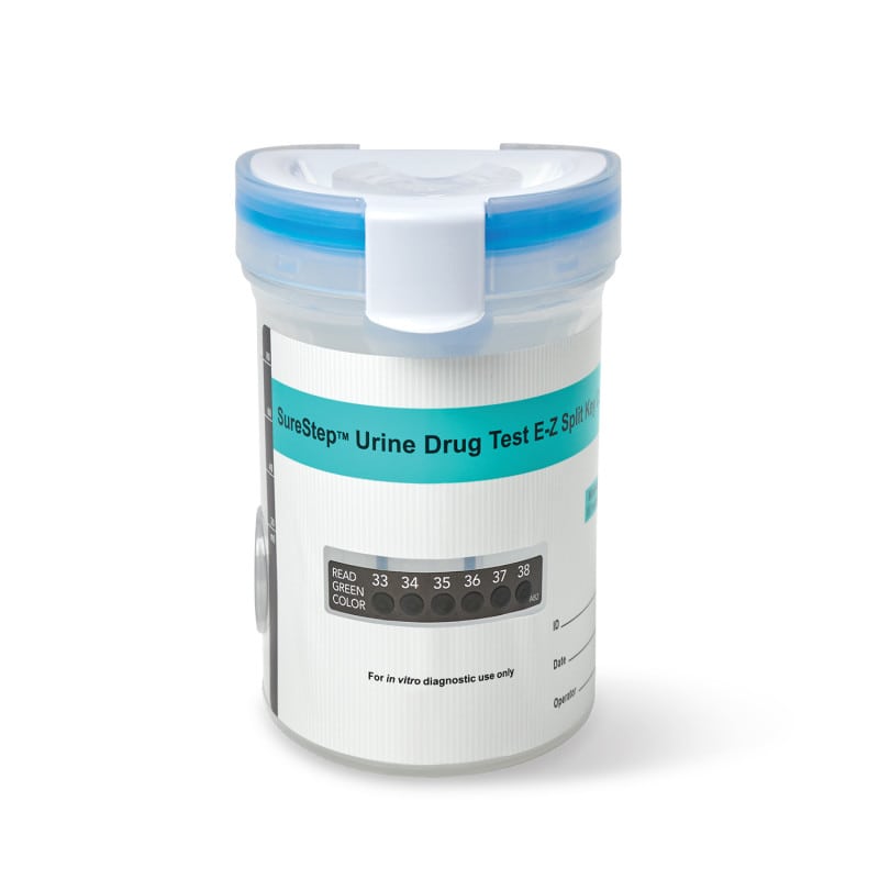 SureStep™ Urine Drug Test E-Z Split Key Cup (6)