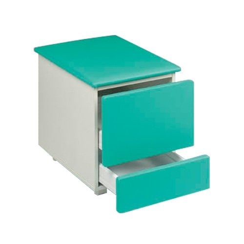 Exam Bench with Drawers blue