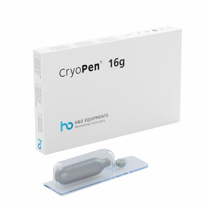16 g N2O Cartridges for Various CryoPens