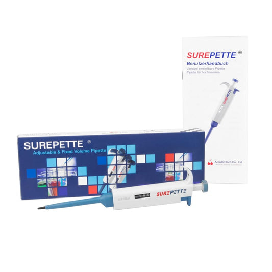 SurePette - variably adjustable pipette 0,5 - 10 µl