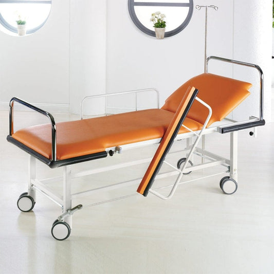Transport-Recovery Stretcher Trolley light grey | black