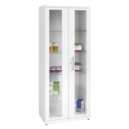 Steel Medicine Cabinet wide | white (RAL 9010)